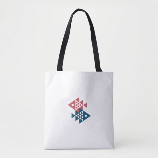 Vis Kunst Tote Tas (Voorkant)