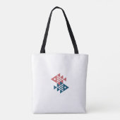 Vis Kunst Tote Tas (Achterkant)