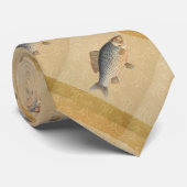 Vis+kunstwerk+design+Stropdas van vissen+vissen Stropdas (Opgerold)
