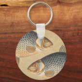 Vis+kunstwerk+design+vissen+vissen+vissen Sleutelhanger (Voorkant)