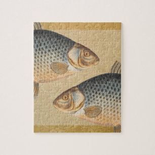 Vis+kunstwerk+ontwerp+visserij+visachtig Legpuzzel