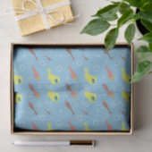 Vis Kurk Onderzetter Tissuepapier (Geschenk)