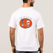 Vis laat je sterven! t-shirt (Achterkant)