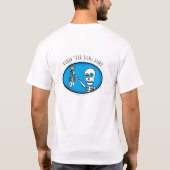Vis laat je sterven! t-shirt (Achterkant)