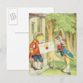 Vis-lakei die een Uitnodiging leveren aan a (Voorkant / Achterkant)