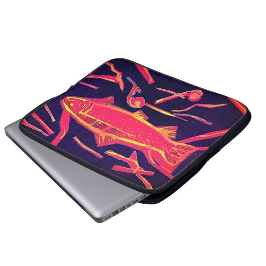 vis laptop sleeve (Voorkant onderkant)