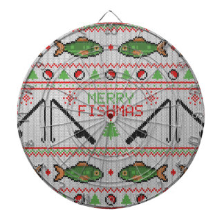 Vis Lelijke Kersttrui Dartbord