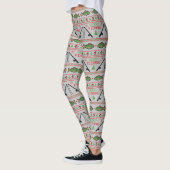 Vis Lelijke Kersttrui Leggings (Links)