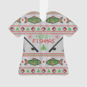 Vis Lelijke Kersttrui Ornament (voorkant)