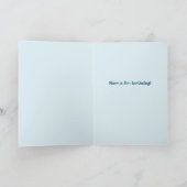 Vis Leuke Inspirivity Gepersonaliseerd Verjaardag  Kaart (Binnen)