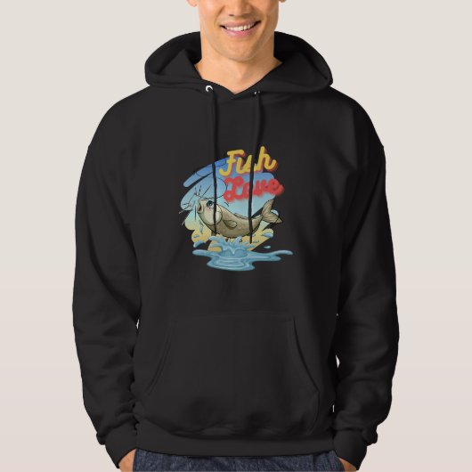 Vis Love Hoodie (Voorkant)
