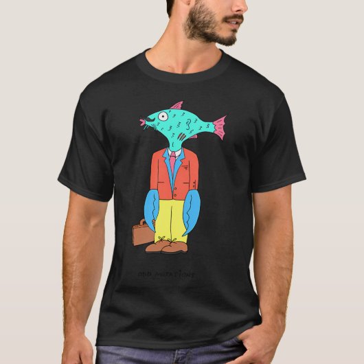 Vis Man T-shirt (Voorkant)