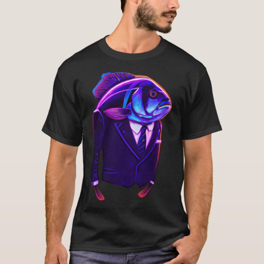 Vis man t-shirt (Voorkant)
