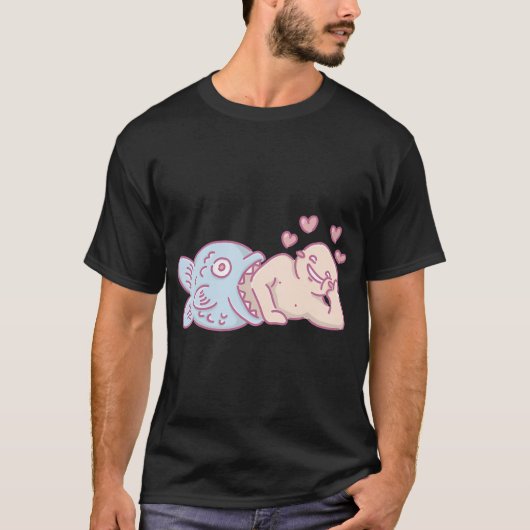 Vis Man T-shirt (Voorkant)
