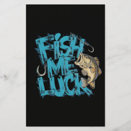Vis Me Luck Graffiti Baars Kunst Briefpapier