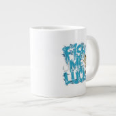 Vis Me Luck Graffiti Baars Kunst Grote Koffiekop (Voorkant rechts)