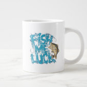 Vis Me Luck Graffiti Baars Kunst Grote Koffiekop (Rechts)