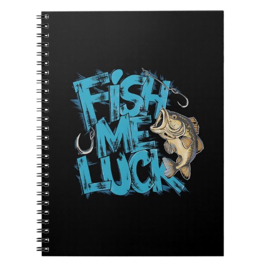 Vis Me Luck Graffiti Baars Kunst Notitieboek (Voorkant)