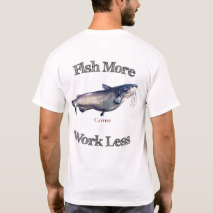 Vis meer vis minder werk t-shirt