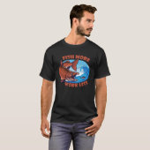 Vis Meer Werk Minder aquatisch Aasvijver zoutwater T-shirt (Voorkant volledig)