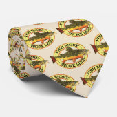 Vis meer werk Minder Brook forel Vliegende boer Stropdas (Opgerold)