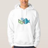 Vis met banknotitie hoodie (Voorkant)