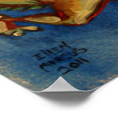 Vis met benen poster (Hoek)