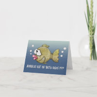 Vis met bubbels uit de Kaart van beide uiteinden