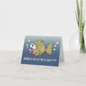 Vis met bubbels uit de Kaart van beide uiteinden (Voorkant)