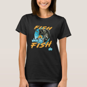 Vis met een engel Vissen 1 T-shirt