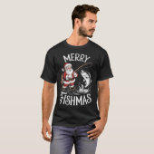 vis met een licentie t-shirt (Voorkant volledig)