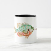 Vis met een pijp mok (Midden)