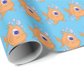 Vis met een scherpe tand cadeaupapier (Rol Hoek)