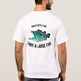 Vis met een standvastigheid van kunstenaar Mike Qu T-shirt