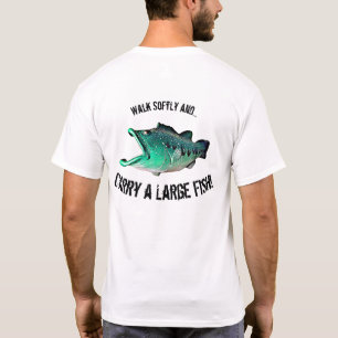 Vis met een standvastigheid van kunstenaar Mike Qu T-shirt