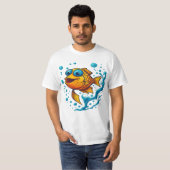 vis met grote ogen t-shirt (Voorkant volledig)