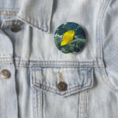 Vis met lange neus ronde button 5,7 cm (In situ)