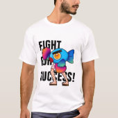 Vis met poten T-shirt (Voorkant)