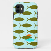 Vis, modern Case-Mate iPhone case (Achterkant)