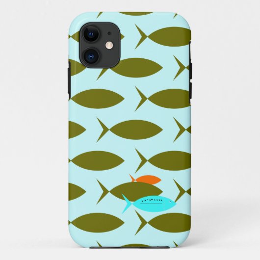Vis, modern Case-Mate iPhone case (Achterkant)