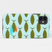 Vis, modern Case-Mate iPhone case (Achterkant (horizontaal))