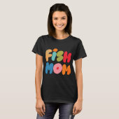 Vis Moeder (Lila) T-shirt (Voorkant volledig)