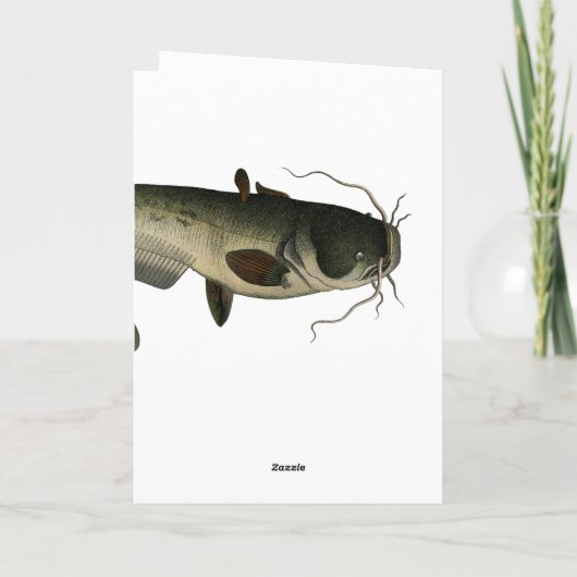 vis, Moederdag Kaart (Achterkant)