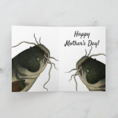 vis, Moederdag Kaart (Binnen)