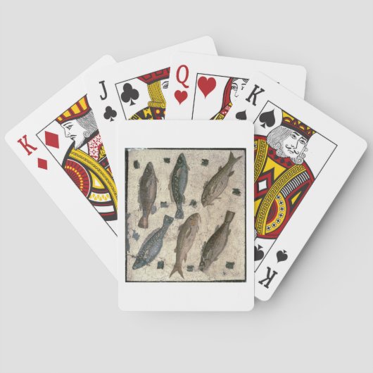 Vis (mozaïek) speelkaarten (Achterkant)