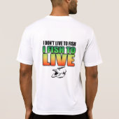 Vis naar live prestaties met front-design t-shirt (Achterkant)