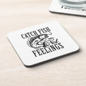 Vis niet geveld bier onderzetter (Linkerzijde)