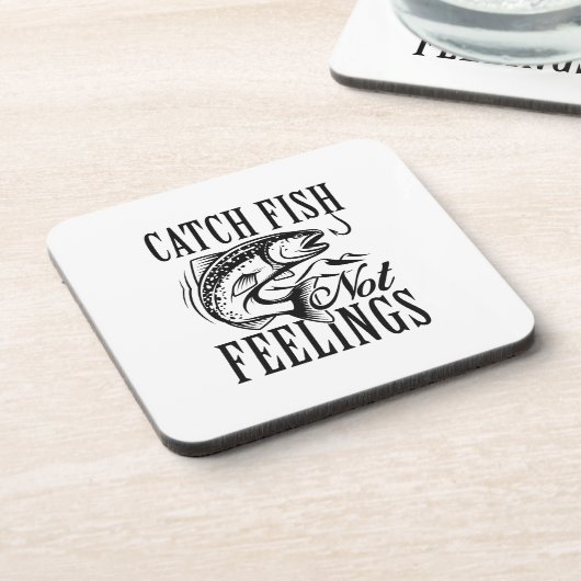 Vis niet geveld bier onderzetter (Linkerzijde)