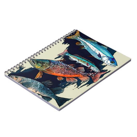 vis notitieboek (Linkerzijde)