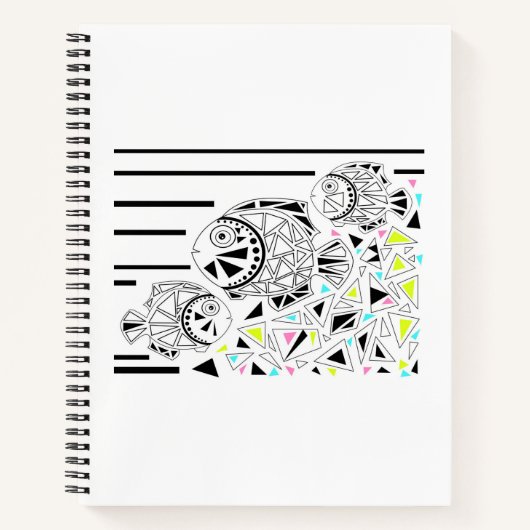 vis notitieboek (Voorkant)